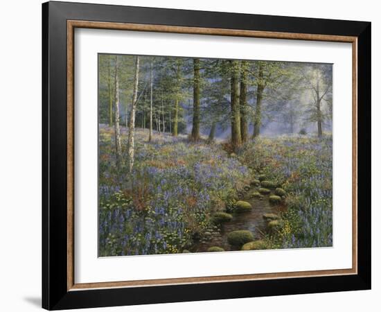 Bluebell Wood-Bill Makinson-Framed Giclee Print