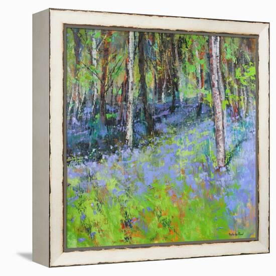 Bluebells And Birches-Sylvia Paul-Framed Premier Image Canvas