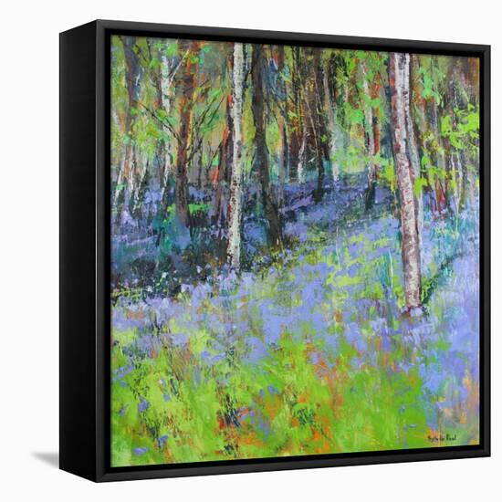 Bluebells And Birches-Sylvia Paul-Framed Premier Image Canvas