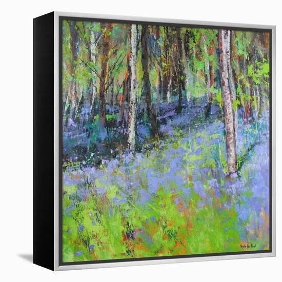 Bluebells And Birches-Sylvia Paul-Framed Premier Image Canvas