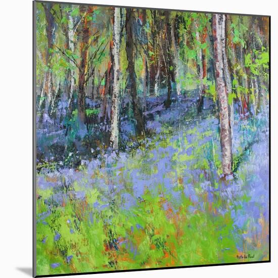 Bluebells And Birches-Sylvia Paul-Mounted Giclee Print