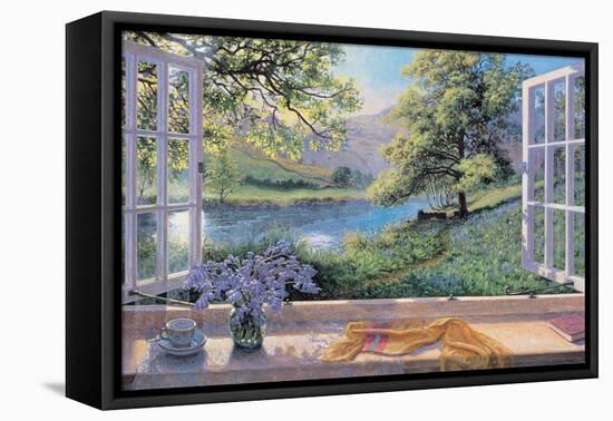 Bluebells-Stephen Darbishire-Framed Stretched Canvas