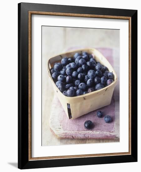 Blueberries in a Punnet-Philip Webb-Framed Photographic Print