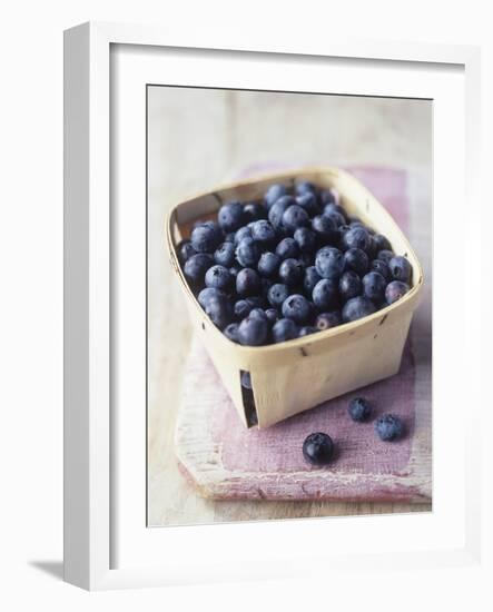 Blueberries in a Punnet-Philip Webb-Framed Photographic Print