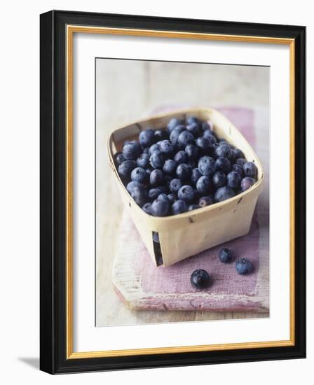 Blueberries in a Punnet-Philip Webb-Framed Photographic Print