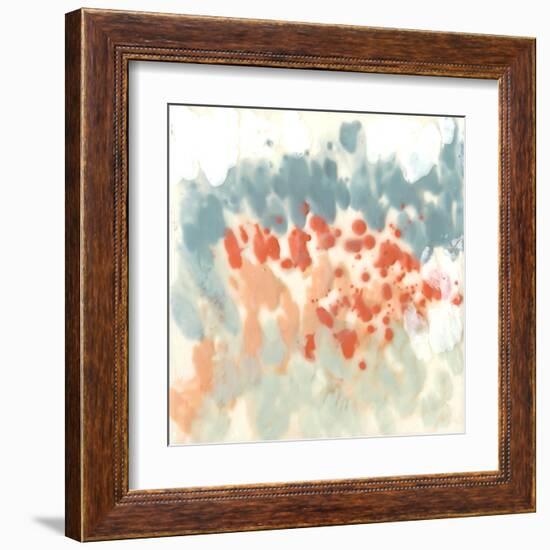 Blueberry & Coral Field II-Jennifer Goldberger-Framed Art Print