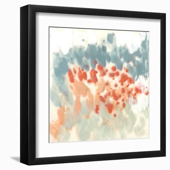 Blueberry & Coral Field II-Jennifer Goldberger-Framed Art Print