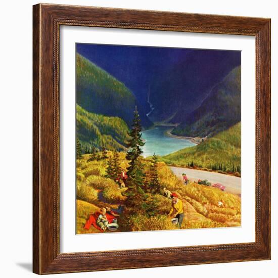 "Blueberry Hill", August 13, 1955-John Clymer-Framed Giclee Print