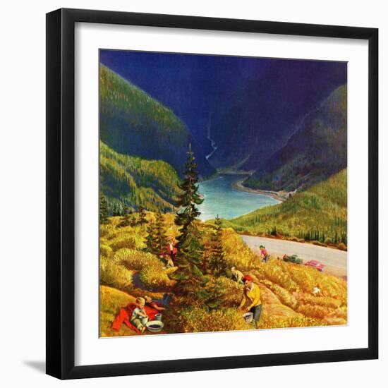 "Blueberry Hill", August 13, 1955-John Clymer-Framed Giclee Print