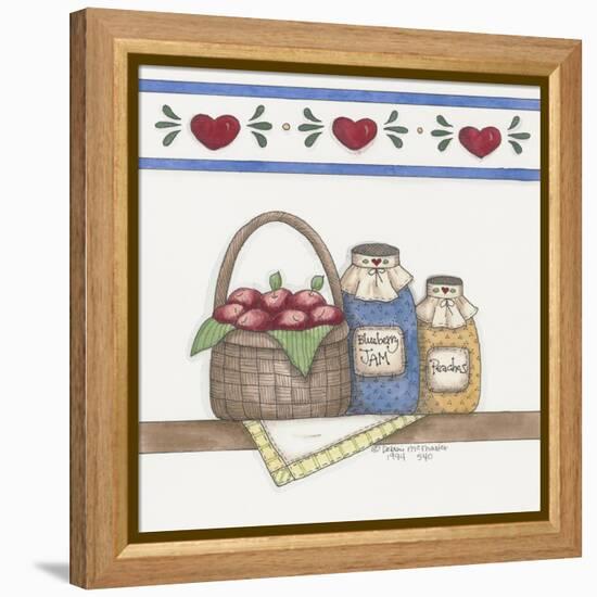 Blueberry Jam-Debbie McMaster-Framed Premier Image Canvas