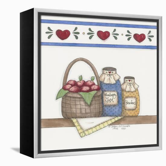 Blueberry Jam-Debbie McMaster-Framed Premier Image Canvas