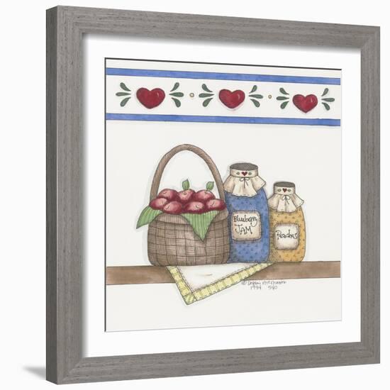 Blueberry Jam-Debbie McMaster-Framed Giclee Print