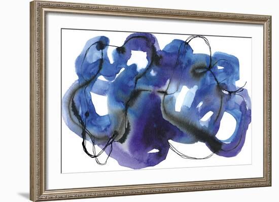 Blueberry Monster-Kim Johnson-Framed Giclee Print