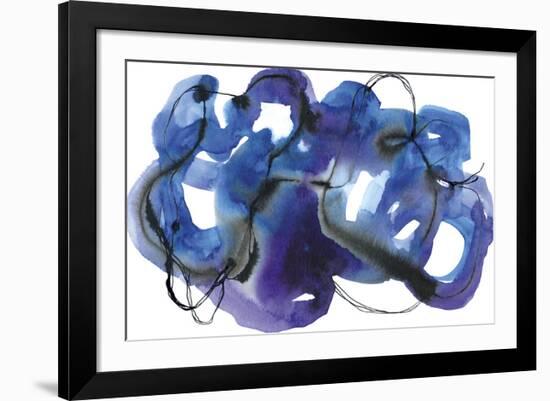 Blueberry Monster-Kim Johnson-Framed Giclee Print