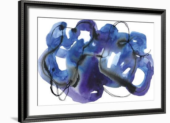 Blueberry Monster-Kim Johnson-Framed Giclee Print