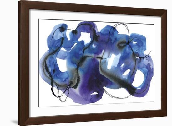 Blueberry Monster-Kim Johnson-Framed Giclee Print