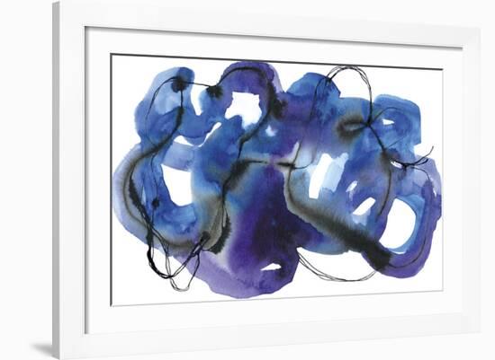 Blueberry Monster-Kim Johnson-Framed Giclee Print