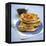 Blueberry Pancakes with Maple Syrup-Tara Fisher-Framed Premier Image Canvas