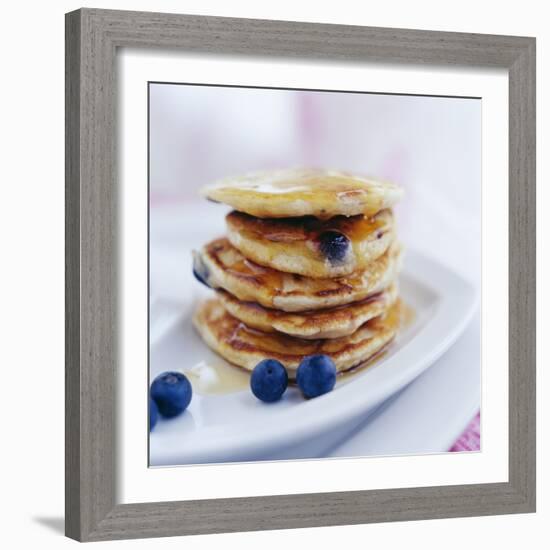 Blueberry Pancakes-David Munns-Framed Premium Photographic Print