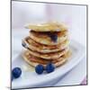 Blueberry Pancakes-David Munns-Mounted Premium Photographic Print