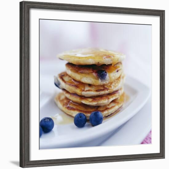 Blueberry Pancakes-David Munns-Framed Photographic Print