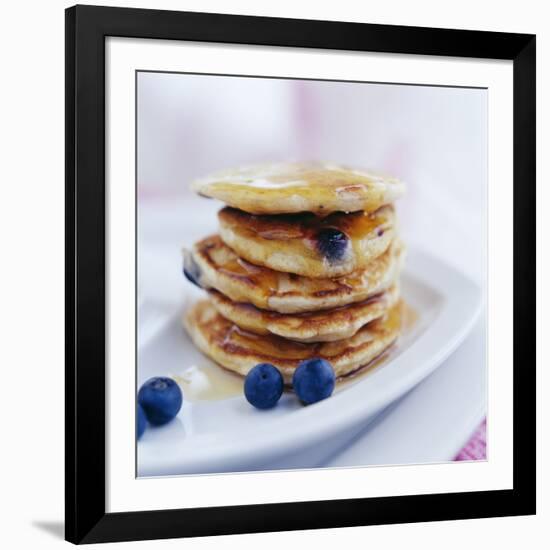 Blueberry Pancakes-David Munns-Framed Photographic Print