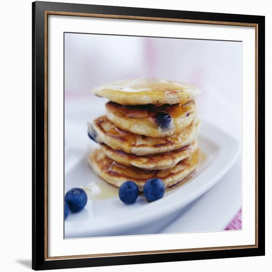 Blueberry Pancakes-David Munns-Framed Photographic Print