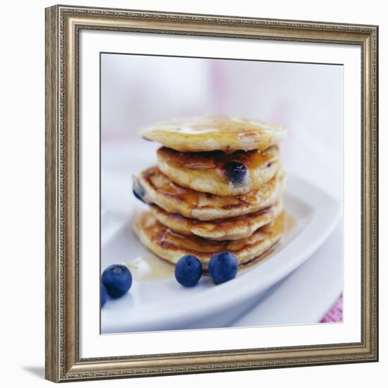 Blueberry Pancakes-David Munns-Framed Photographic Print