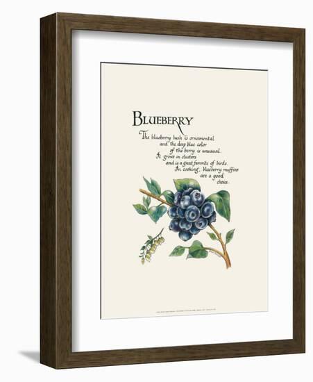 Blueberry-G^ Phillips-Framed Art Print