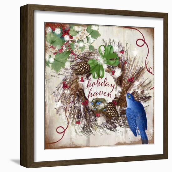 Bluebird Christmas II-null-Framed Giclee Print