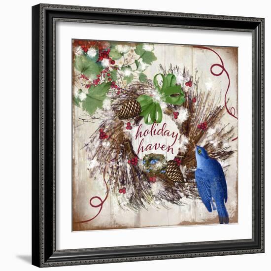 Bluebird Christmas II-null-Framed Giclee Print