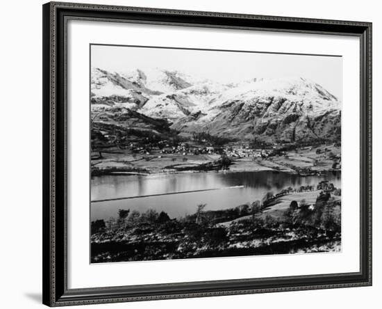 Bluebird K7 on Coniston Water, Cumbria, Possibly Christmas Day, 1966-null-Framed Photographic Print