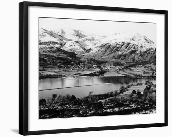 Bluebird K7 on Coniston Water, Cumbria, Possibly Christmas Day, 1966-null-Framed Photographic Print