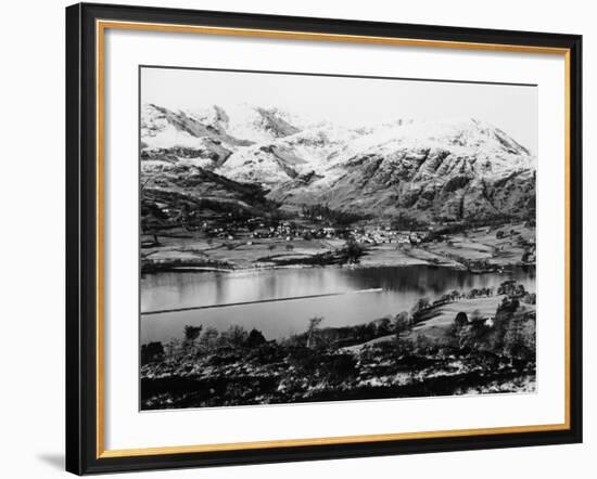 Bluebird K7 on Coniston Water, Cumbria, Possibly Christmas Day, 1966-null-Framed Photographic Print