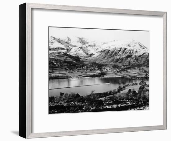 Bluebird K7 on Coniston Water, Cumbria, Possibly Christmas Day, 1966-null-Framed Photographic Print