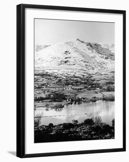 Bluebird K7 on Coniston Water, Cumbria, Possibly Christmas Day, 1966-null-Framed Photographic Print