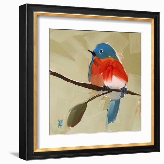 Bluebird No. 21-Angela Moulton-Framed Art Print