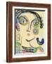 Bluebird on My Shoulder-Wyanne-Framed Giclee Print