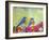 Bluebird Pair-null-Framed Art Print