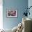 Bluebird/Pink Dogwood-William Vanderdasson-Framed Giclee Print displayed on a wall