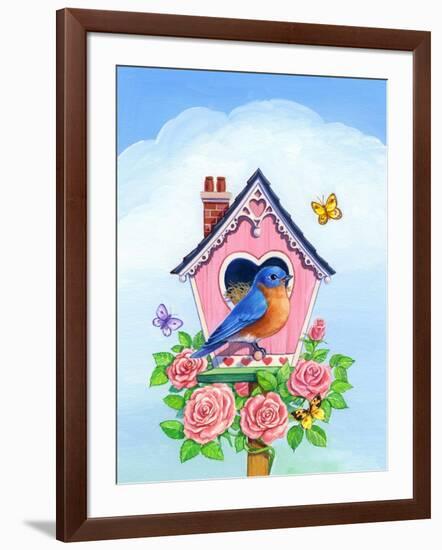 Bluebird Valentine-Geraldine Aikman-Framed Giclee Print