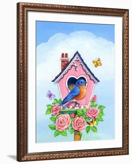 Bluebird Valentine-Geraldine Aikman-Framed Giclee Print