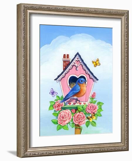 Bluebird Valentine-Geraldine Aikman-Framed Giclee Print