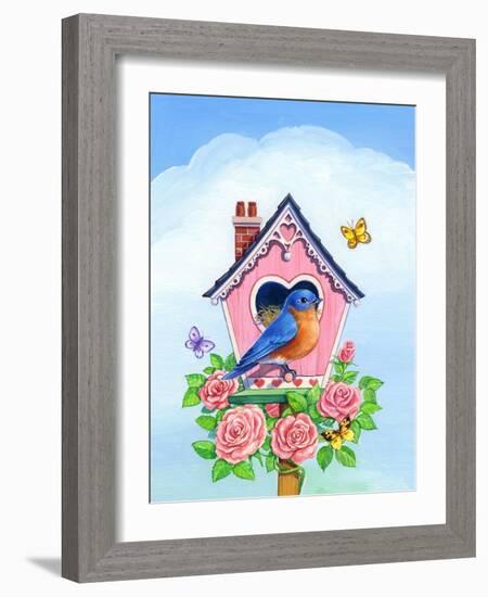 Bluebird Valentine-Geraldine Aikman-Framed Giclee Print