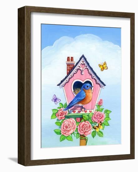 Bluebird Valentine-Geraldine Aikman-Framed Giclee Print