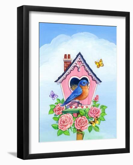 Bluebird Valentine-Geraldine Aikman-Framed Giclee Print