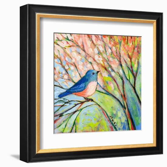 Bluebird-Jennifer Lommers-Framed Art Print