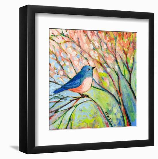 Bluebird-Jennifer Lommers-Framed Art Print