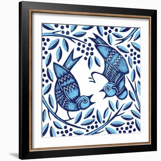 Bluebirds, 2010-Nat Morley-Framed Giclee Print