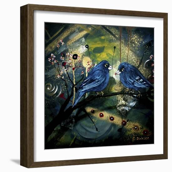 Bluebirds-Cherie Roe Dirksen-Framed Giclee Print